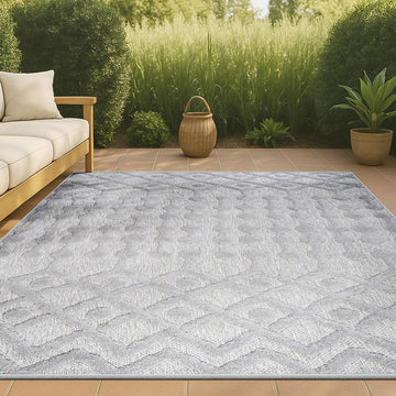 Peralta Moroccan Diamond Indoor/outdoor Area Rug